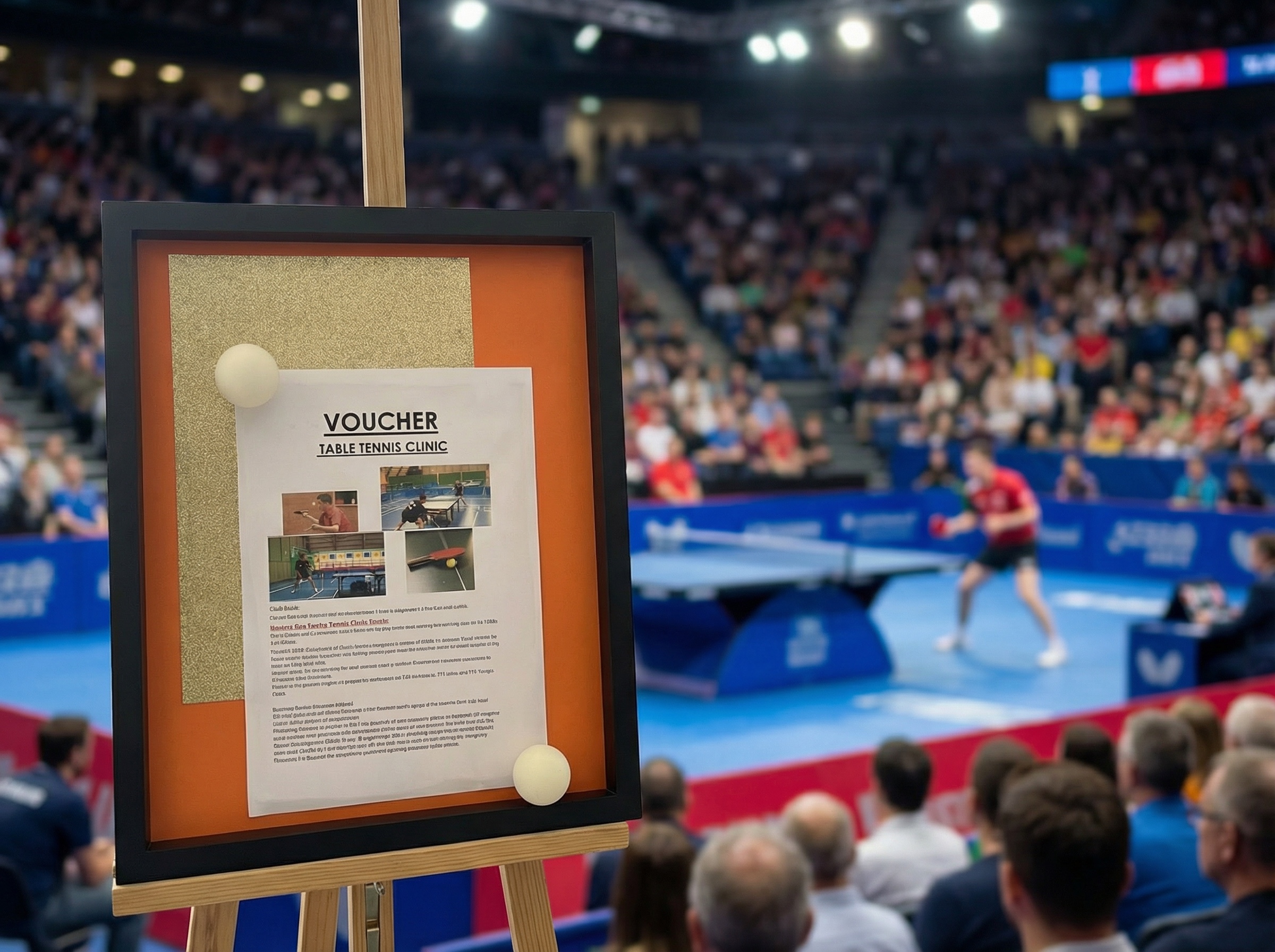 Exclusive table tennis clinic led by Frank Boute, former Dutch table tennis champion