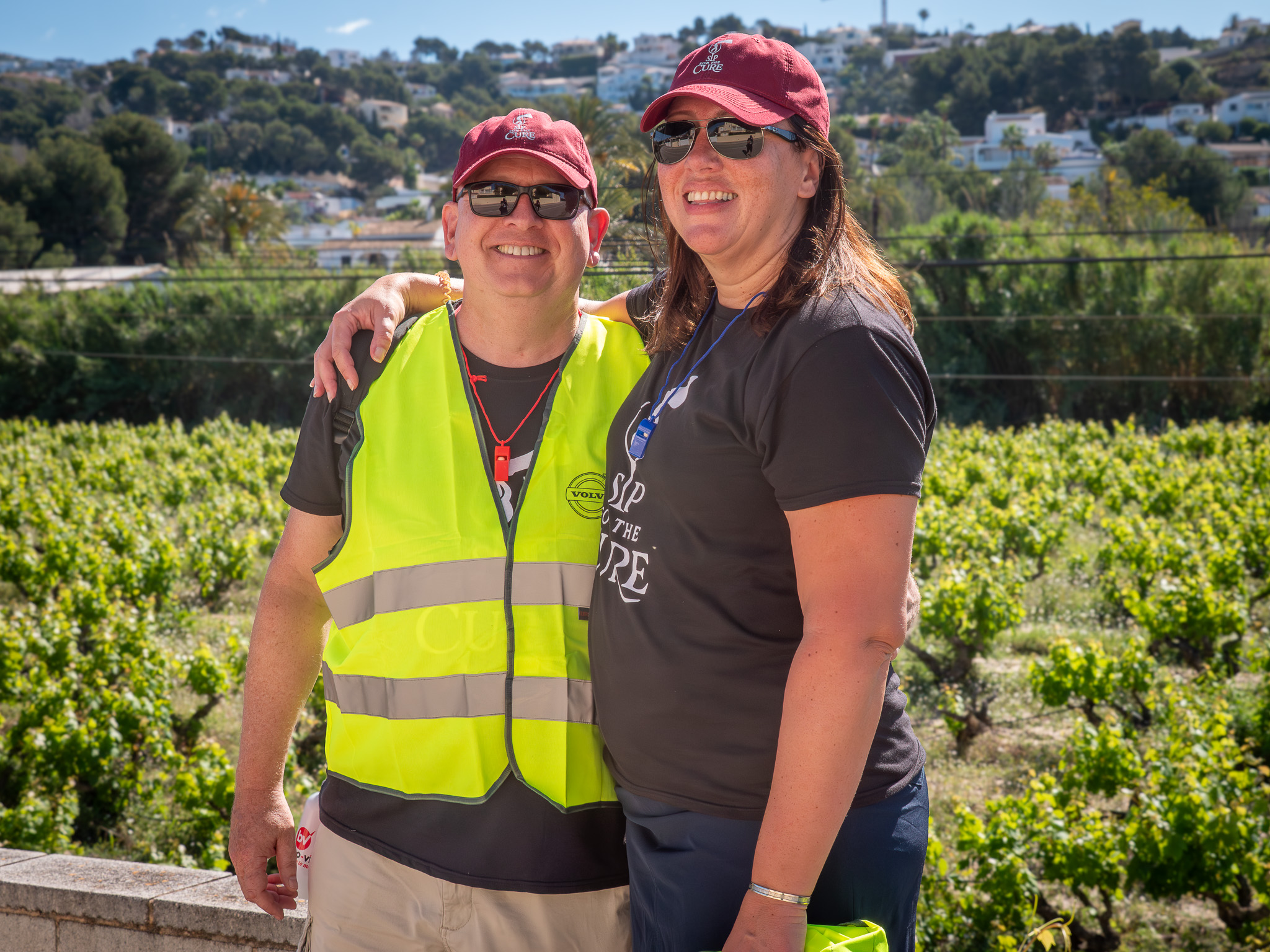 Volunteers at the Vineyard Walk celebration