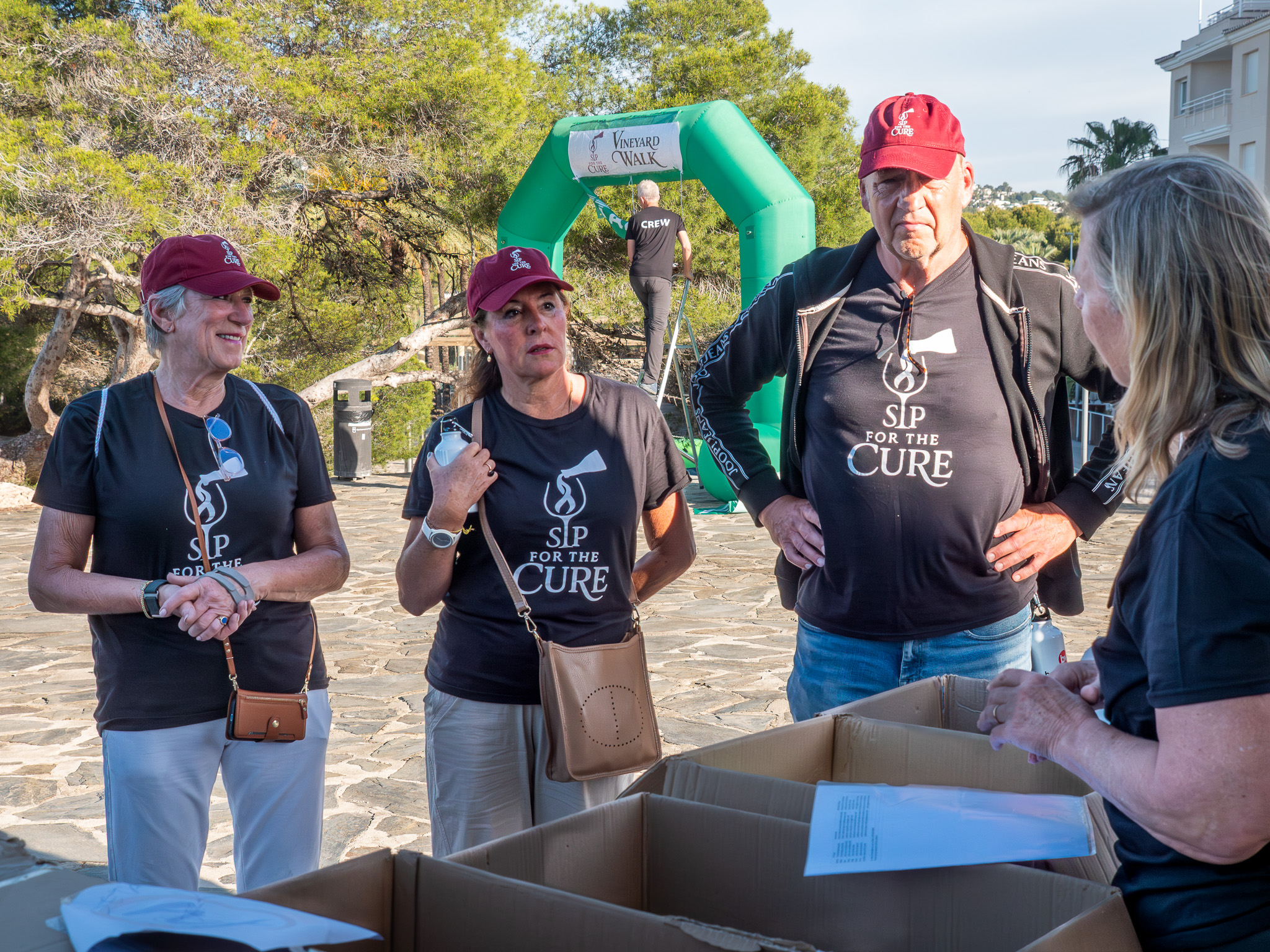 Volunteers at the Vineyard Walk